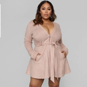 Tan Suede dress